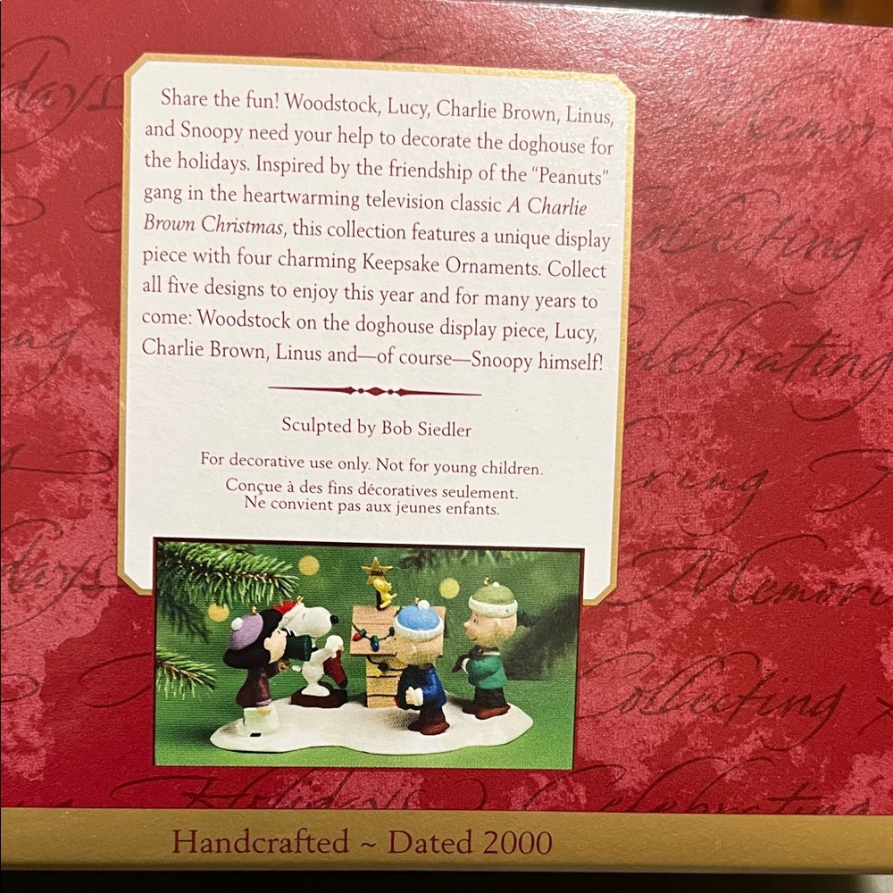 Hallmark Peanuts Keepsake Ornaments Set - c.2000 - Picture 4 of 9